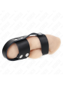 KINK ANILLO JAULA PENE CUERO CON DIVISOR DE BOLAS AJUSTABLE