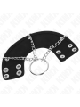KINK ANILLO PENE 4 CM CADENA 7 CM METAL CON CINTURON POLIPIEL