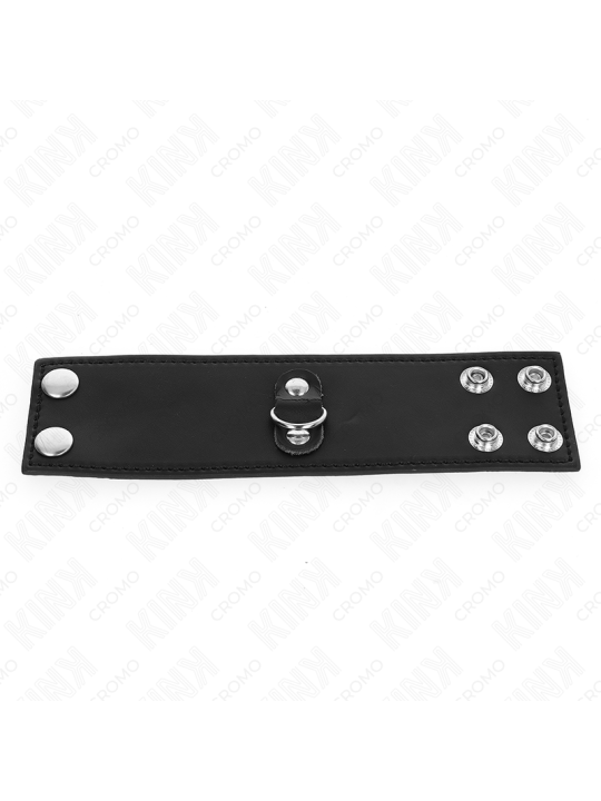 KINK ANILLO PENE CUERO CON CIERRE A PRESION 18 X 5 CM