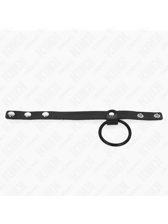 KINK ANILLO PENE SILICONA 38 CM Y DIVISOR DE BOLAS CUERO 22 X 15 CM
