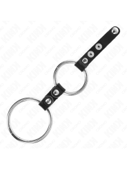 KINK ANILLO PENE DOBLE 38 CM A 5 CM CONECTADOS POR CUERO
