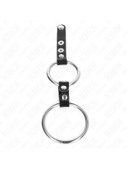KINK ANILLO PENE DOBLE 38 CM A 5 CM CONECTADOS POR CUERO