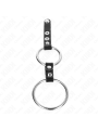 KINK ANILLO PENE DOBLE 38 CM A 5 CM CONECTADOS POR CUERO