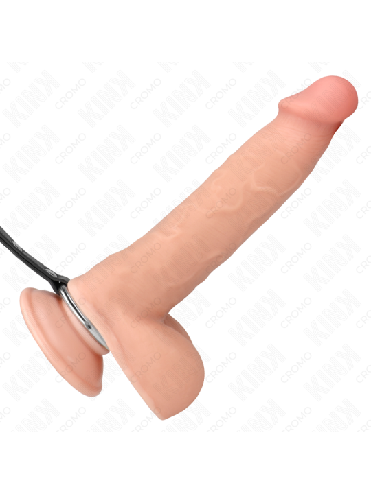 KINK ANILLO PENE METAL CON CADENA Y PINZAS PARA PEZONES AJUSTABLE