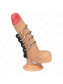 KINK 5 ANILLOS PENE 37 CM A 5 CM METAL CONECTADOS POR CUERO