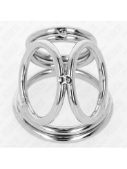 KINK ANILLO PENE TRIPLE METAL CROMADO 38 CM A 5 CM MODELO 1