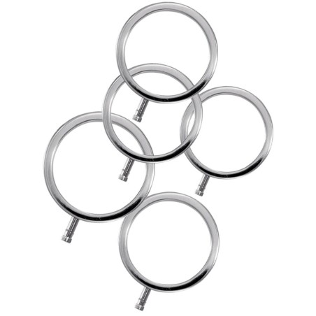 ELECTRASTIM ELECTRARINGS ANILLOS METALICOS PARA EL PENE PACK 5