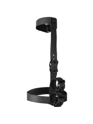 FETISH SUBMISSIVE BONDAGE CONJUNTO DE SUJECION PARA EL CUERPO DE CUELLO Y MUNEQUERAS