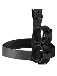FETISH SUBMISSIVE BONDAGE CONJUNTO DE SUJECION PARA EL CUERPO DE CUELLO Y MUNEQUERAS