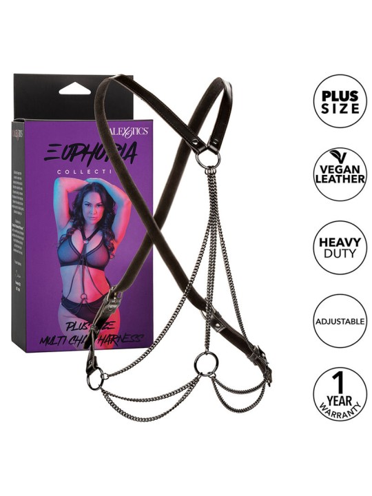 CALEXOTICS EUPHORIA ARNES DE MULTIPLES CADENAS PREMIUM TALLA PLUS