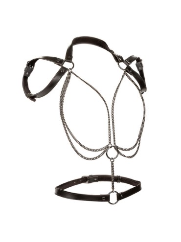 CALEXOTICS EUPHORIA ARNES ESTILO CABESTRO CON MULTIPLES CADENAS PREMIUM TALLA PLUS