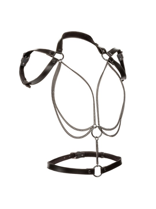CALEXOTICS EUPHORIA ARNES ESTILO CABESTRO CON MULTIPLES CADENAS PREMIUM TALLA PLUS