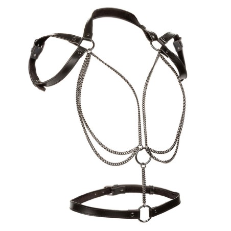 CALEXOTICS EUPHORIA ARNES ESTILO CABESTRO CON MULTIPLES CADENAS PREMIUM TALLA PLUS