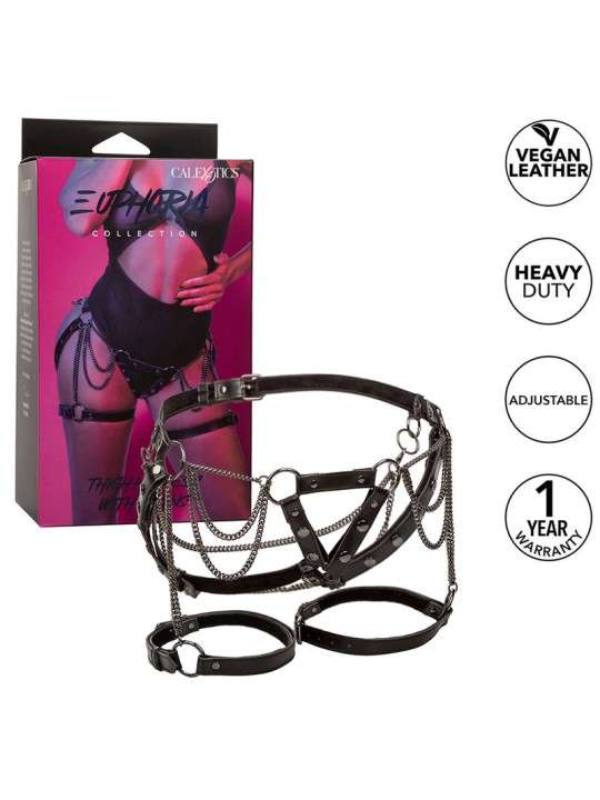 CALEXOTICS EUPHORIA ARNES DE MUSLO CON CADENAS PREMIUM