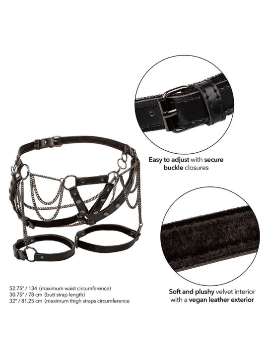 CALEXOTICS EUPHORIA ARNES DE MUSLO CON CADENAS PREMIUM TALLA PLUS