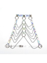 SUBBLIME 953737 ARNES DE PECHO CON ANILLOS Y CADENAS PLATA TALLA UNICA