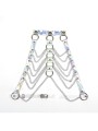 SUBBLIME 953737 ARNES DE PECHO CON ANILLOS Y CADENAS PLATA TALLA UNICA