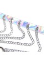 SUBBLIME 953737 ARNES DE PECHO CON ANILLOS Y CADENAS PLATA TALLA UNICA