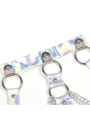 SUBBLIME 953737 ARNES DE PECHO CON ANILLOS Y CADENAS PLATA TALLA UNICA