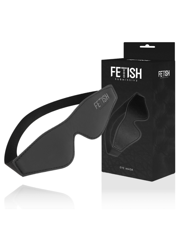 FETISH SUBMISSIVE ANTIFAZ CUERO VEGANO CON FORRO DE NEOPRENO