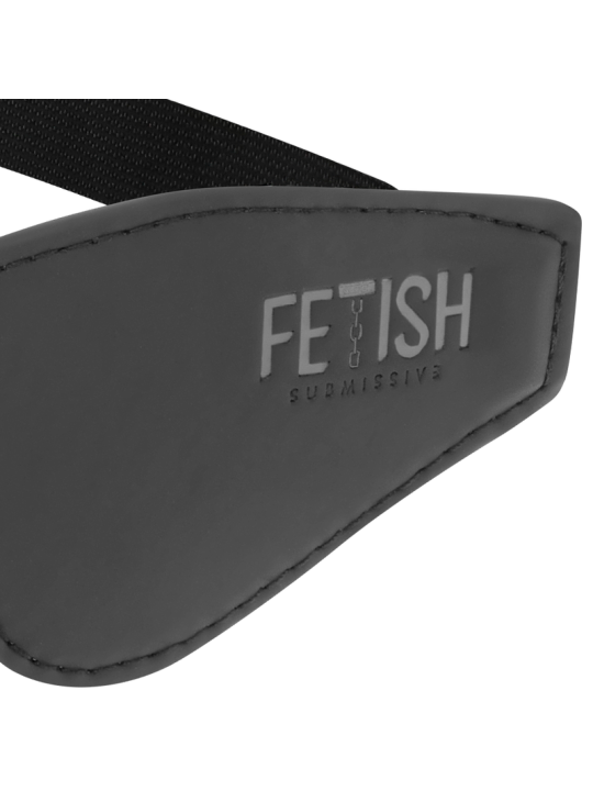 FETISH SUBMISSIVE ANTIFAZ CUERO VEGANO CON FORRO DE NEOPRENO