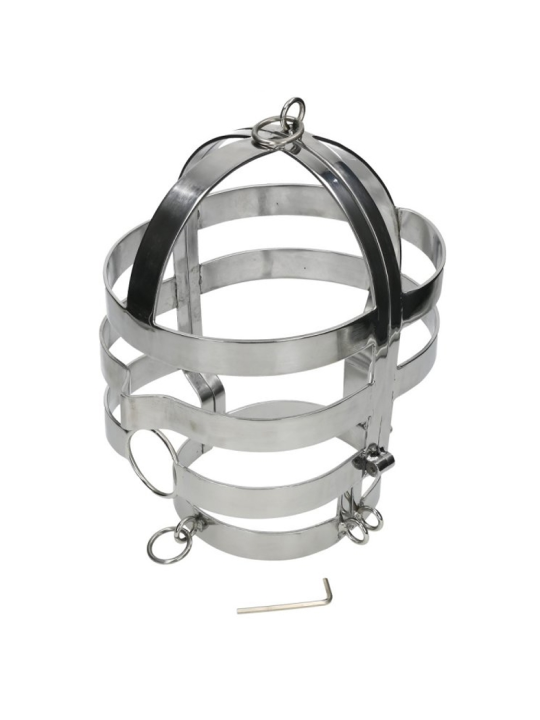 METAL HARD MASCARA CON COLLAR ACERO
