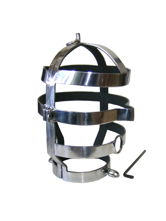 METAL HARD MASCARA CON COLLAR ACERO