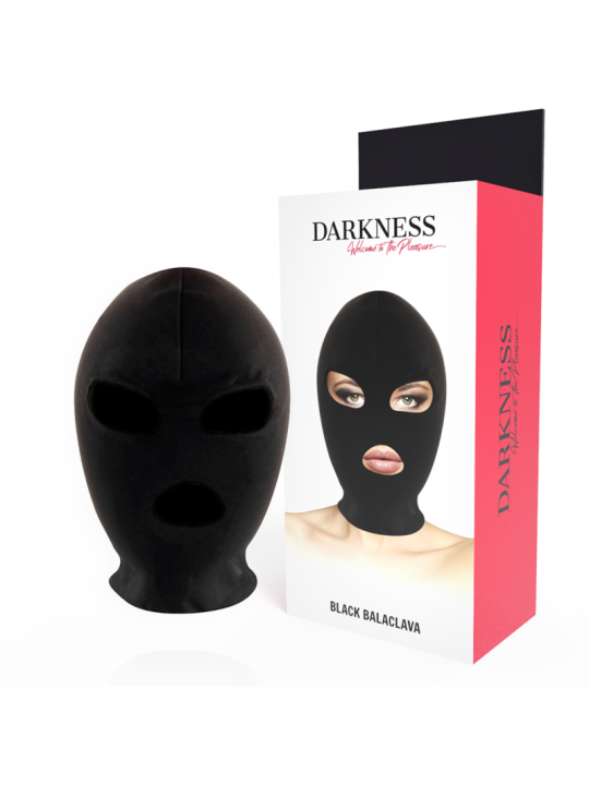 DARKNESS BDSM MASCARA SUMISION BOCA Y OJOS NEGRO