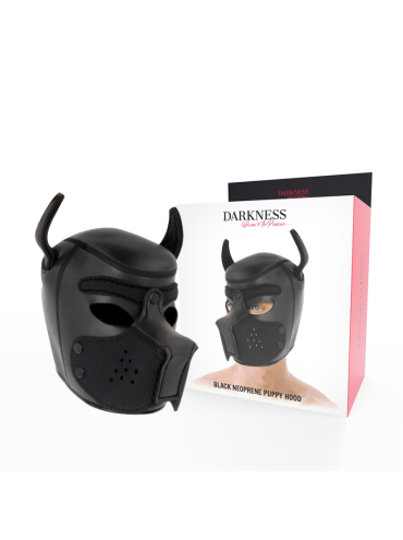 DARKNESS MASCARA PERRO DE NEOPRENO CON HOCICO EXTRAIBLE L