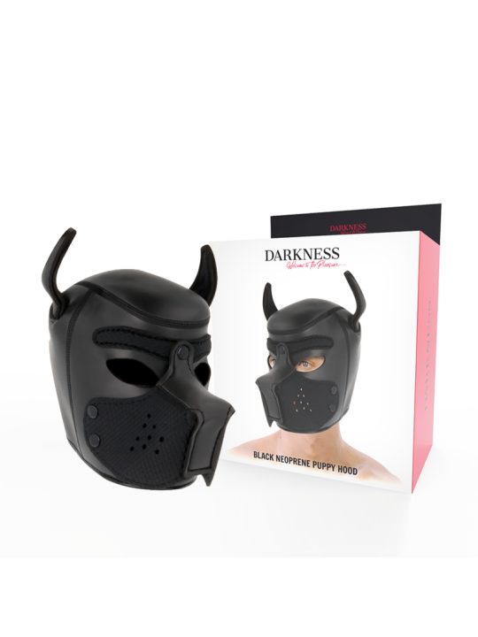 DARKNESS MASCARA PERRO DE NEOPRENO CON HOCICO EXTRAIBLE L