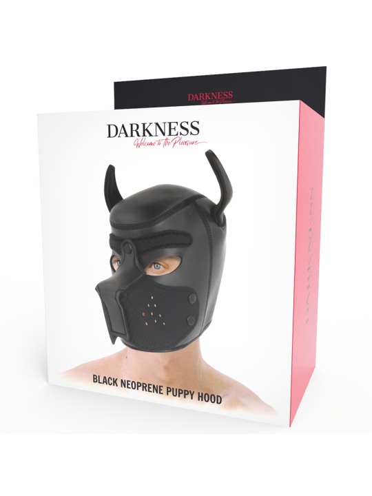 DARKNESS MASCARA PERRO DE NEOPRENO CON HOCICO EXTRAIBLE L