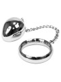METAL HARD COCK RING 40MM CADENA CON BOLA METAL