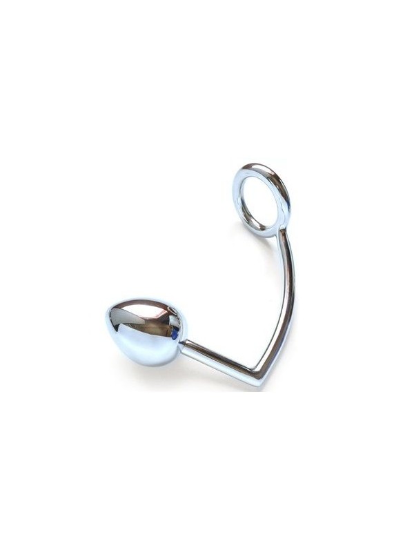 METAL HARD ANILLO CON GANCHO ANAL 40MM