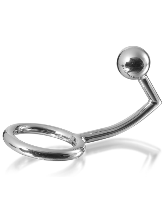 METAL HARD COCK RING ANILLO CON GANCHO INTRUDER ANAL 40MM