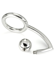 METAL HARD COCK RING ANILLO CON GANCHO INTRUDER ANAL 45MM