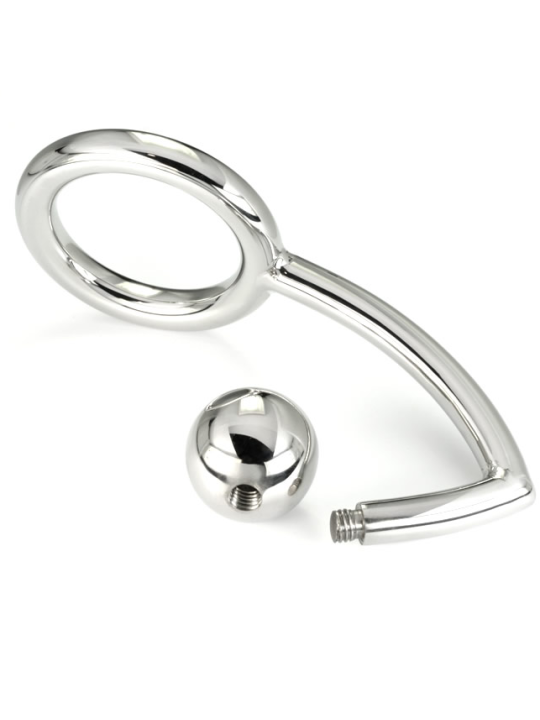 METAL HARD COCK RING ANILLO CON GANCHO INTRUDER ANAL 45MM