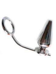 METAL HARD ANILLO ACERO CON PLUG ANAL 45 X 50MM