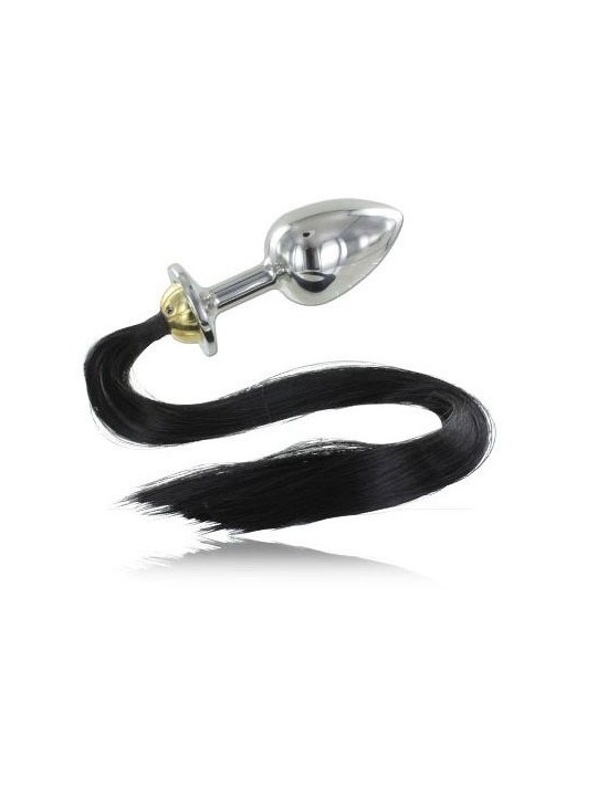 METAL HARD PLUG ANAL ACERO CON COLA 889CM