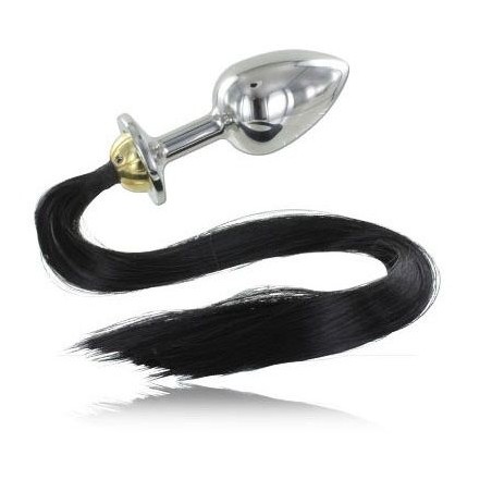 METAL HARD PLUG ANAL ACERO CON COLA 889CM