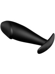 PRETTY LOVE PLUG ANAL SILICONA FORMA PENE NEGRO