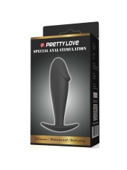 PRETTY LOVE PLUG ANAL SILICONA FORMA PENE NEGRO