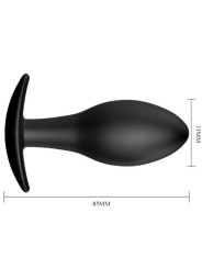 PRETTY LOVE PLUG ANAL SILICONA ANCLA 85 CM NEGRO