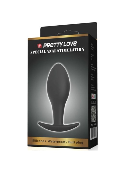 PRETTY LOVE PLUG ANAL SILICONA ANCLA 85 CM NEGRO