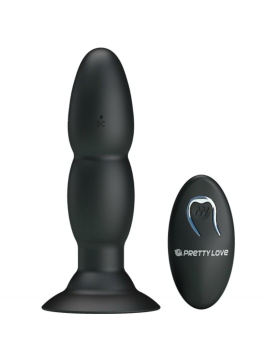 PRETTY LOVE PLUG VIBRADOR Y ROTACION POR CONTROL REMOTO