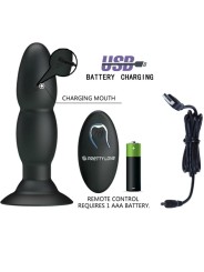 PRETTY LOVE PLUG VIBRADOR Y ROTACION POR CONTROL REMOTO