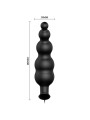PRETTY LOVE PLUG ANAL SILICONA ESTIMULACION EXTRA Y 12 MODOS VIBRACION NEGRO CONTROL REMOTO