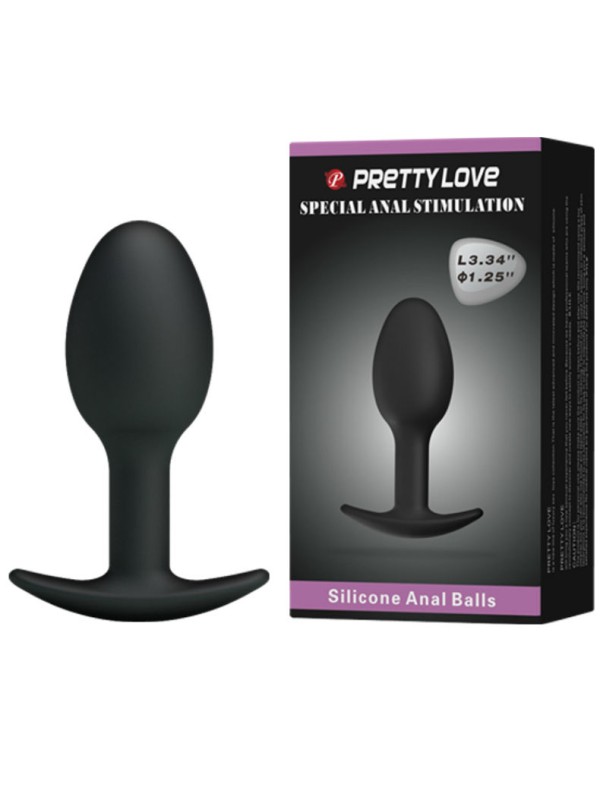 PRETTY LOVE PLUG ANAL SILICONA 65 CM NEGRO
