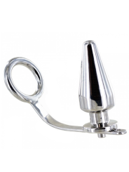 METAL HARD ANILLO ACERO CON PLUG ANAL 45 X 45MM