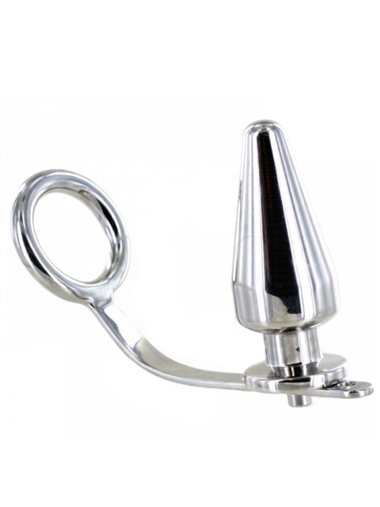 METAL HARD ANILLO ACERO CON PLUG ANAL 45 X 45MM