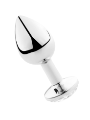 SECRETPLAY PLUG ANAL ALUMINIO TRANSPARENTE 7 CM